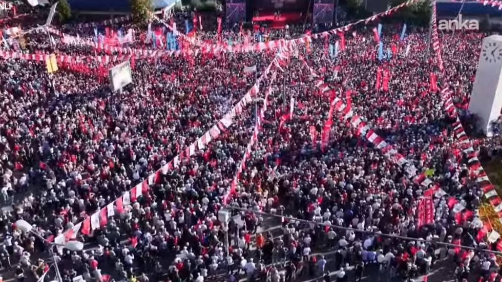 chp ankara il baskani umit erkoldan chpnin ankara mitingine iliskin aciklama caddelere sigmayan bir miting oldu dronla caddelerde ucunu bulamadilar iM75sKQT