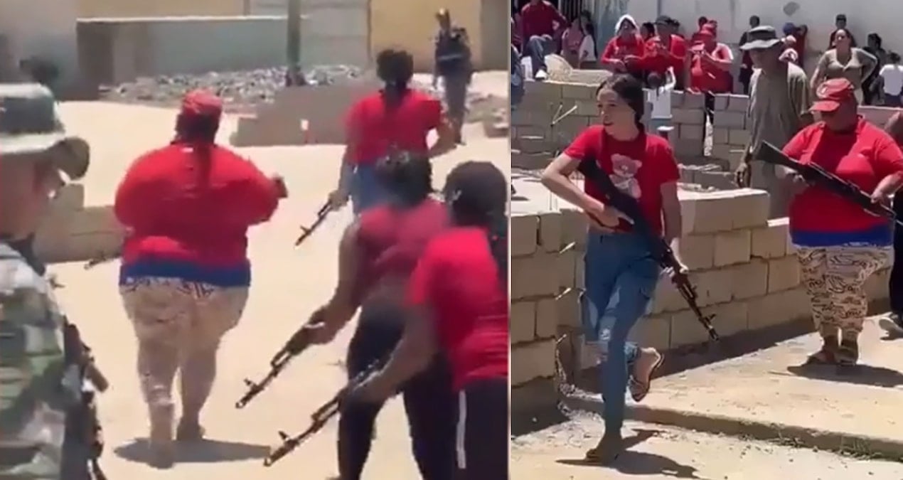 ulke savas alarmina gecti kadinlar da askeri egitime alindi kyAMjZ1A